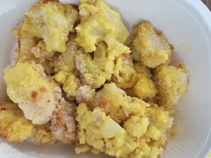 Cavolfiori alla curcuma at Veg Eat in Bergamo