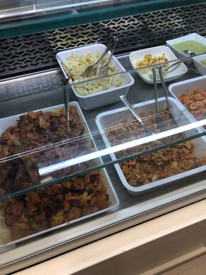 Food case.  at Veg Eat in Bergamo