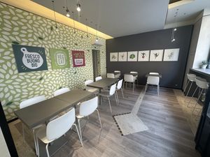 Veggie art   at Veg Eat in Bergamo