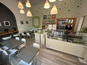 Nice branding   at Veg Eat in Bergamo