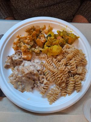 Plato grande at Veg Eat in Bergamo