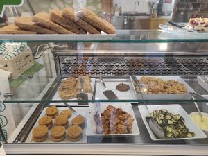 Buffet at Veg Eat in Bergamo