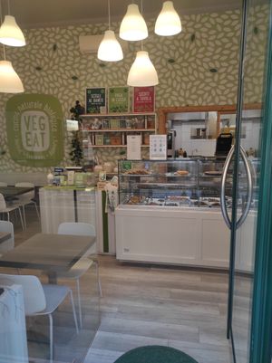 Inside at Veg Eat in Bergamo