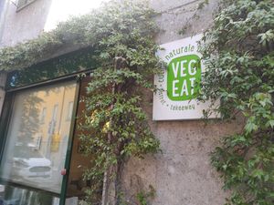 Outside at Veg Eat in Bergamo