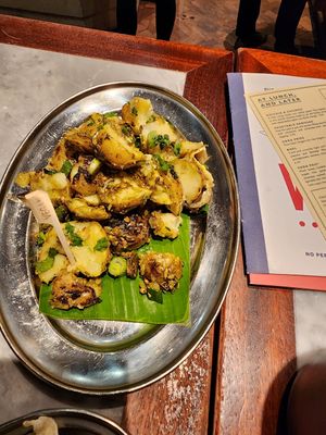 Gunpowder potatoes at Dishoom in Edinburgh