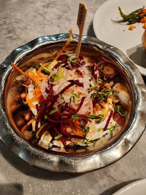House chaat at Dishoom in Edinburgh