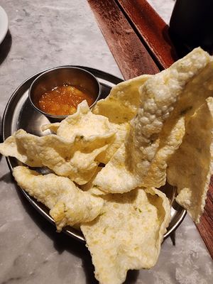 Khichia and chundo at Dishoom in Edinburgh