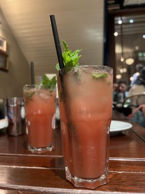Watermelon sharbat  at Dishoom in Edinburgh