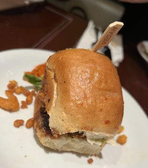Vada pau  at Dishoom in Edinburgh