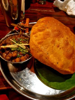 Chole Puri at Dishoom in Edinburgh