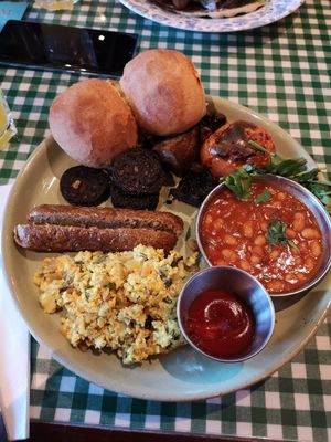 Vegan breakfast. at Dishoom in Edinburgh