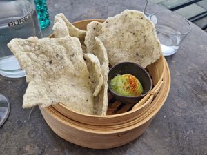 Sesame seaweed rice crackers at Asia in Oslo