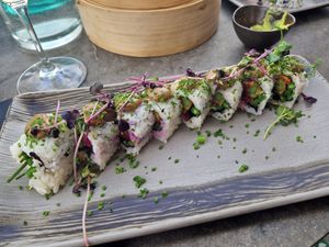 Asparamaki roll at Asia in Oslo