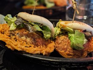 Bao buns (vegan) at Asia in Oslo