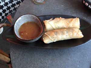 Spring rolls at Asia in Oslo