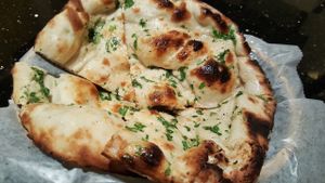 Garlic Naan  at Maruti Indian Restaurant  in Portland