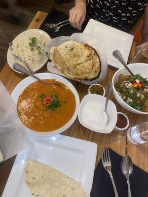Everything including another plate of rice!!  at Maruti Indian Restaurant  in Portland