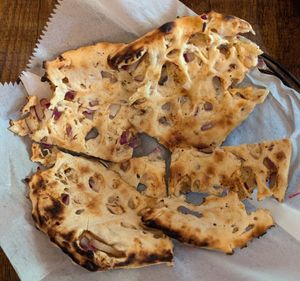 Onion Naan at Maruti Indian Restaurant  in Portland