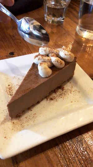 Chocolate cheesecake  at Maruti Indian Restaurant  in Portland