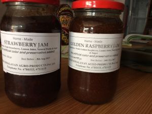 Jams at Fishtail Organic Garden in Pokhara