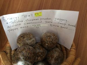 Munchies at Fishtail Organic Garden in Pokhara