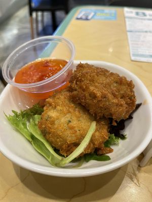 Omni crab cake   at Green Common - Harbour City in Kowloon