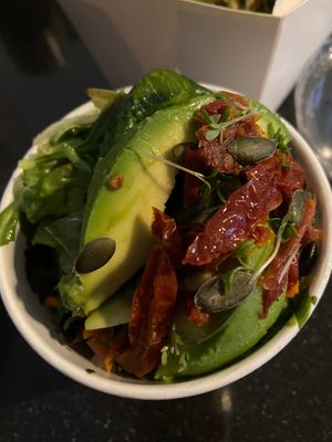 Vegan salad at Dogma in Utrecht