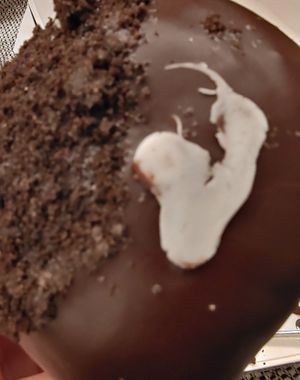 Cookies and cream vegan donut at The Rolling Donut - Bachelors Walk in Dublin