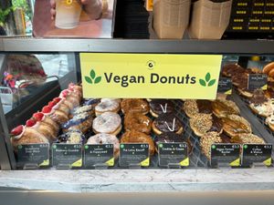 A good variety of donuts at The Rolling Donut - Bachelors Walk in Dublin