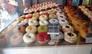 Vegan donuts at The Rolling Donut - Bachelors Walk in Dublin