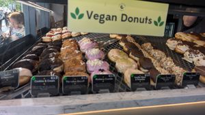vegan donuts! at The Rolling Donut - Bachelors Walk in Dublin