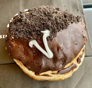 Vegan cookies and creamm  at The Rolling Donut - Bachelors Walk in Dublin