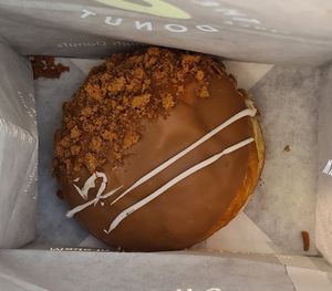 Caramalized biscuit donut at The Rolling Donut - Bachelors Walk in Dublin