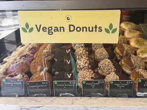 Cracking donuts and good vegan selection.  at The Rolling Donut - Bachelors Walk in Dublin