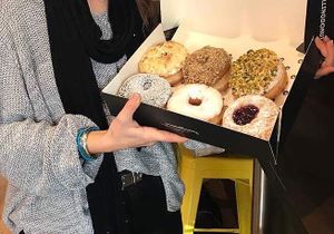 6 vegan donuts!  at The Rolling Donut - Bachelors Walk in Dublin