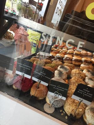 So many vegan options  at The Rolling Donut - Bachelors Walk in Dublin