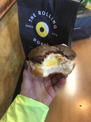 Chocolate donut  at The Rolling Donut - Bachelors Walk in Dublin