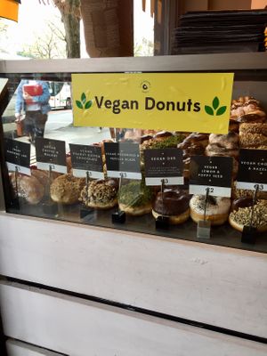 Tons of vegan options at The Rolling Donut - Bachelors Walk in Dublin