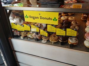 Vegan donut options at The Rolling Donut - Bachelors Walk in Dublin