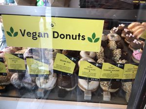 Lot vegan of choices  at The Rolling Donut - Bachelors Walk in Dublin
