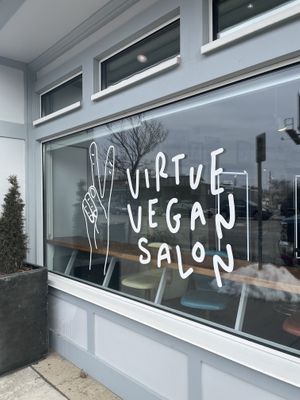 Window   at Virtue Salon in Columbus