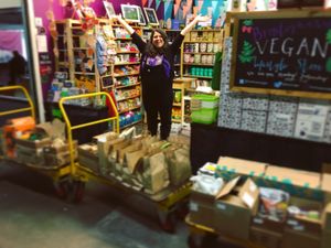 Delivery available  at Brontosaurus Vegan Lifestyle Store in Swansea