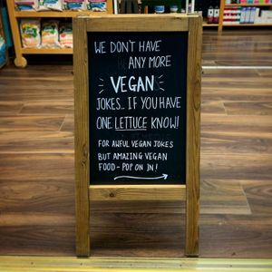   at Brontosaurus Vegan Lifestyle Store in Swansea