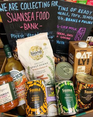   at Brontosaurus Vegan Lifestyle Store in Swansea