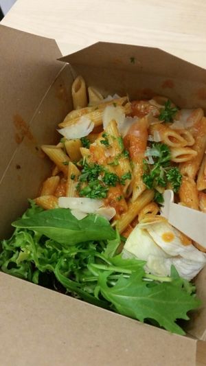 Pasta Arabiata The Angry Sicilian at Sicily to Seattle in Newport