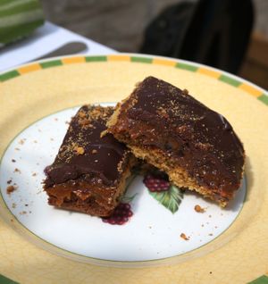 Dessert of the day at La Vege Table in Reims