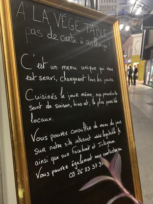 Board 2 at La Vege Table in Reims