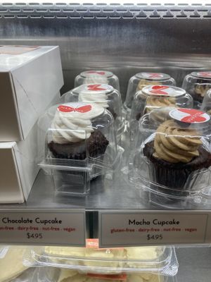 Chocolate and mocha cupcakes at Mariposa Baking Company in San Francisco