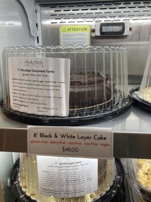 Flourless chocolate torte at Mariposa Baking Company in San Francisco