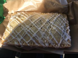 Vegan blueberry tart at Mariposa Baking Company in San Francisco